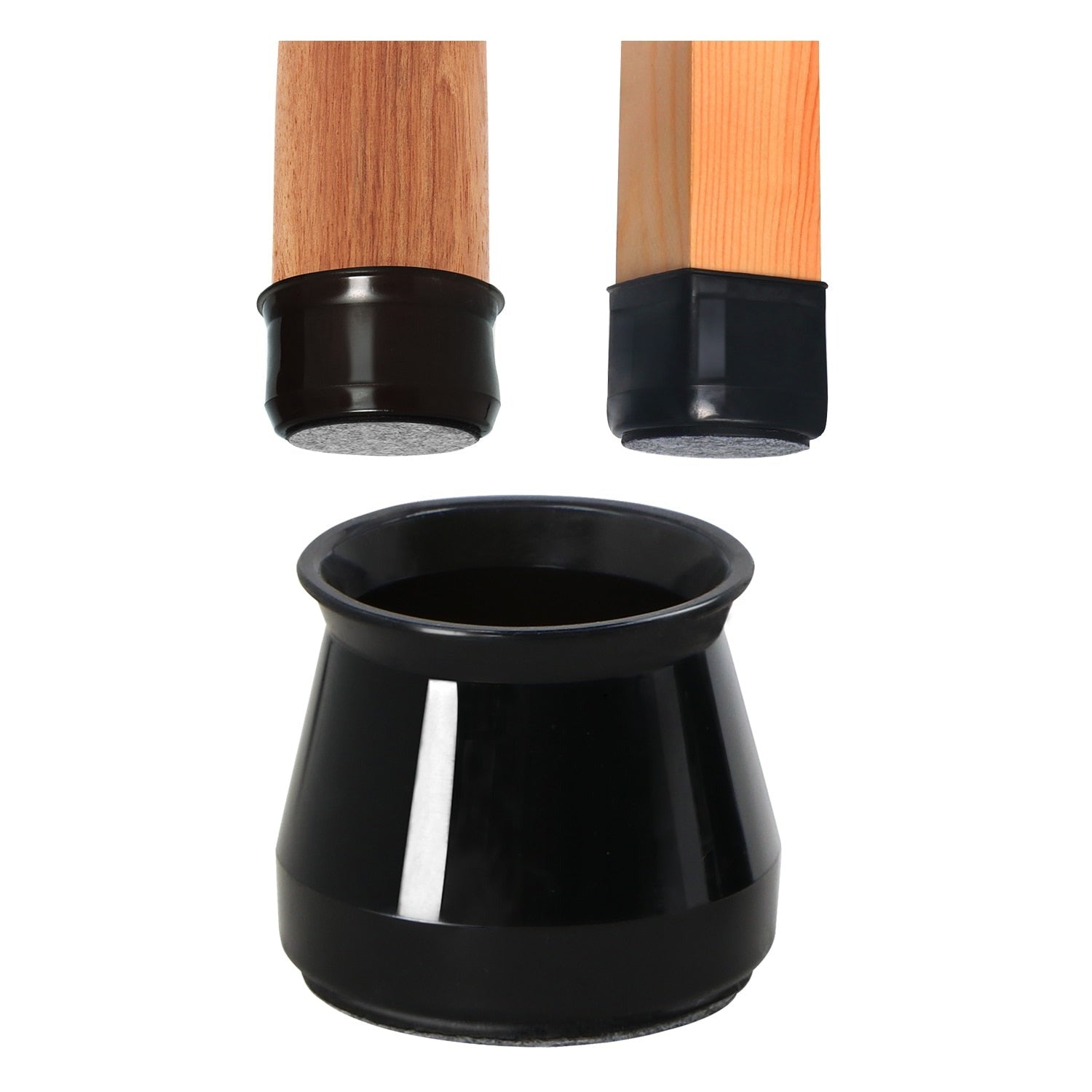 Kit Protetores de Pés de Cadeiras em Silicone