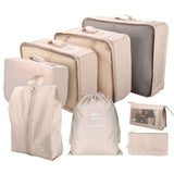 Kit Bagtravel - 08 Bolsas Organizadoras para Viagem