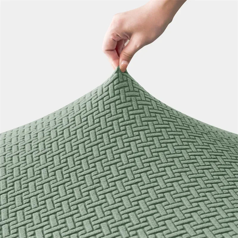 Capa para Cadeira Giratória Curva Jacquard – Protetora Elástica Lavável para Escritório e Sala Lar da Ana
