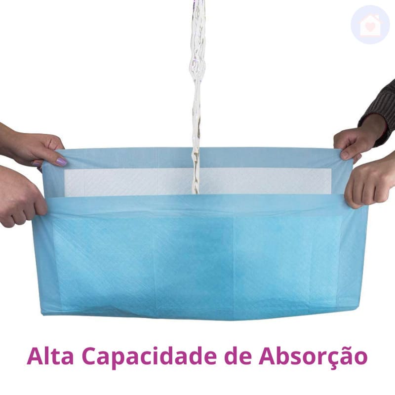 Tapete Higiênico Pet Cachorro Descartável para Sofá Cama Colchão