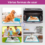 Tapete Higiênico Pet Cachorro Descartável para Sofá Cama Colchão