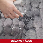 Tapete para Banheiro Antiderrapante Absorvente lar da ana