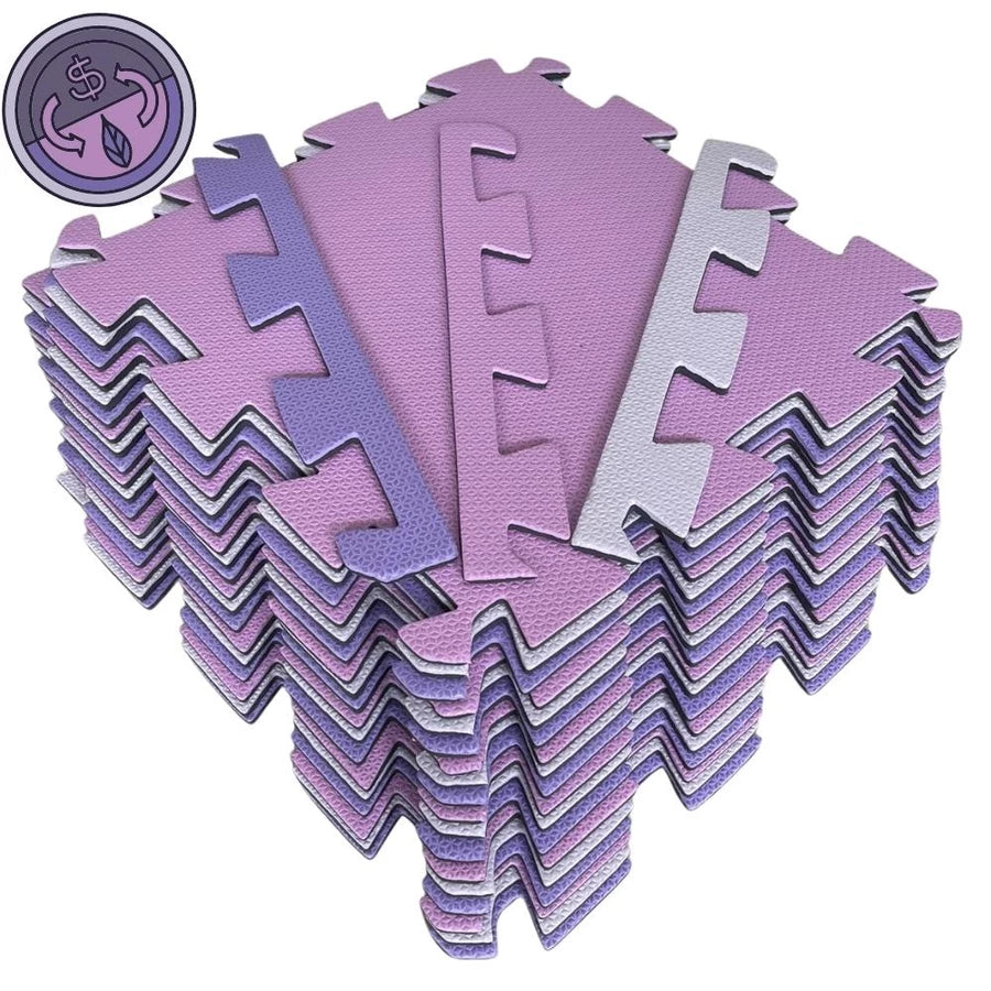 Tatame EVA Encaixável Antiderrapante para Academia, Área Infantil e Exercícios 50x50x1cm Lar da Ana