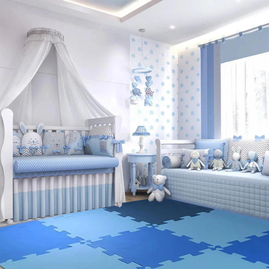 Tatame EVA Encaixável Antiderrapante para Academia, Área Infantil e Exercícios 50x50x1cm Lar da Ana