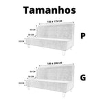 Capa para Sofá Cama sem braço Reclinável lar da ana