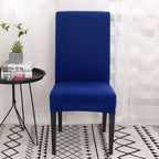Kit Capas para Cadeira Lisa azul royal lar da ana