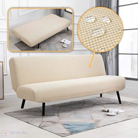 Capa de Sofá Cama Impermeável bege lar da ana https://lardaana.com/products/capa-de-sofa-cama-impermeavel