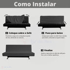 Capa para Sofá Cama sem braço Reclinável lar da ana