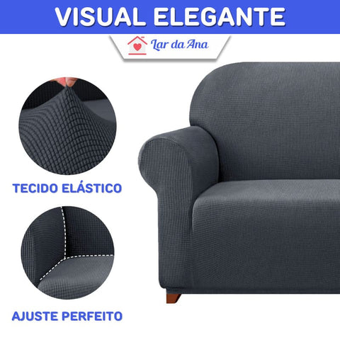 Capa de Sofá Impermeável - Cinza Escuro versão 2 lar da ana https://lardaana.com/products/capa-de-sofa-impermeavel-atualizada