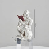 Escultura Abstrata Mulher Leitura
