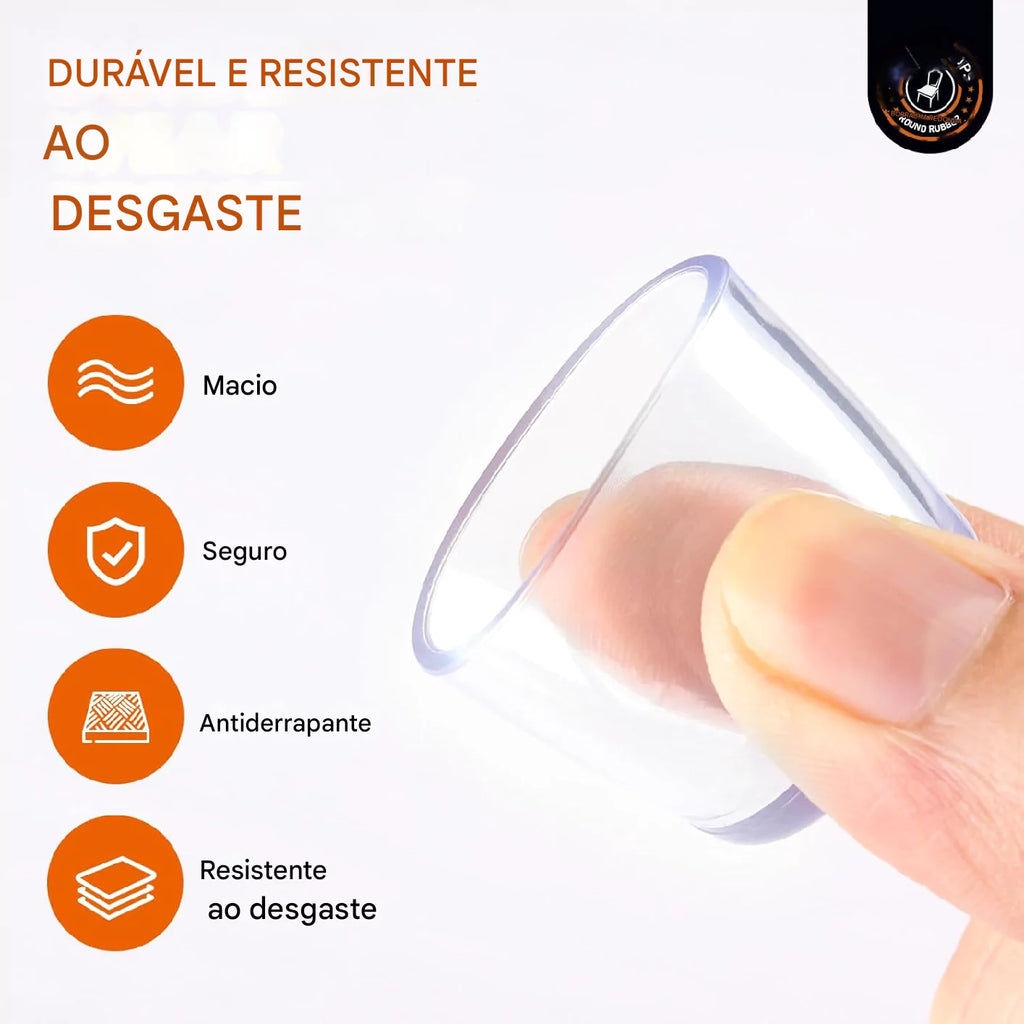 Capa de Silicone para Pé de Cadeira lar da ana