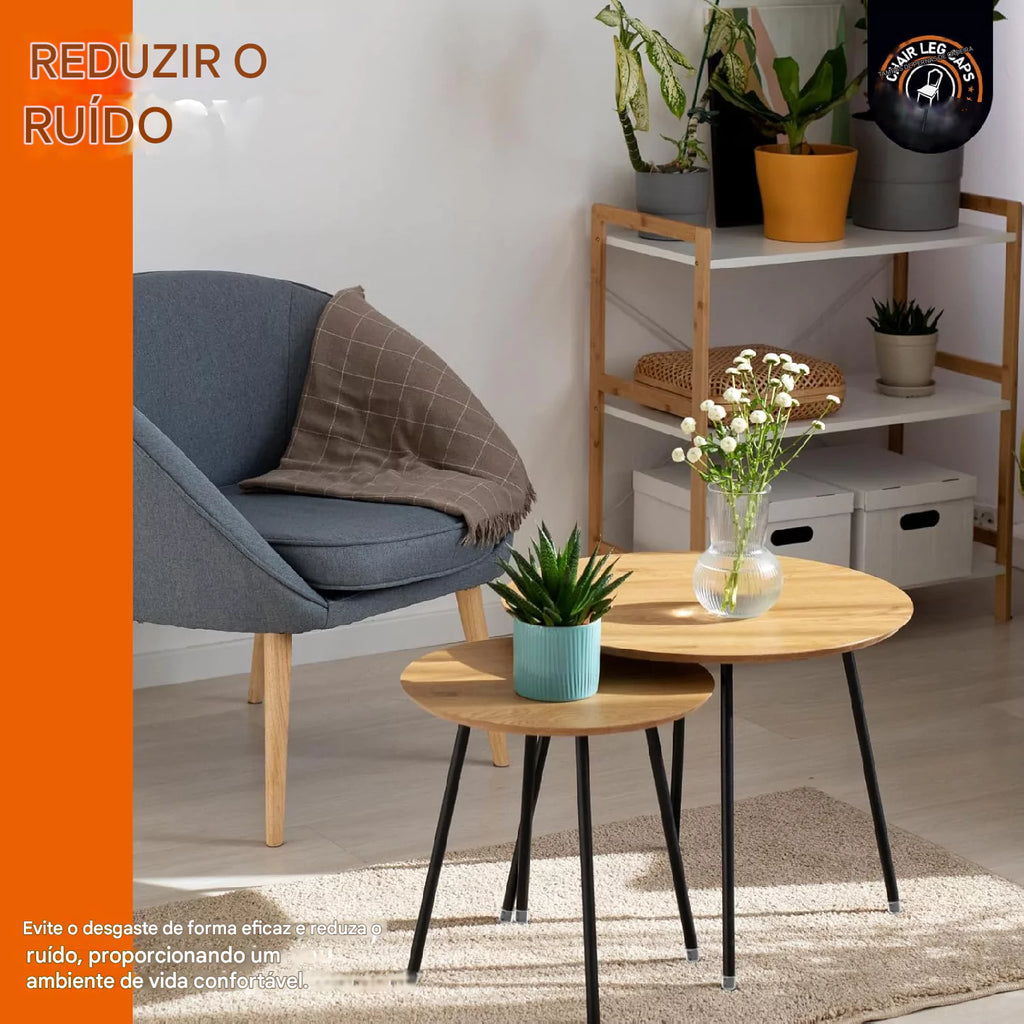 Capa de Silicone para Pé de Cadeira lar da ana