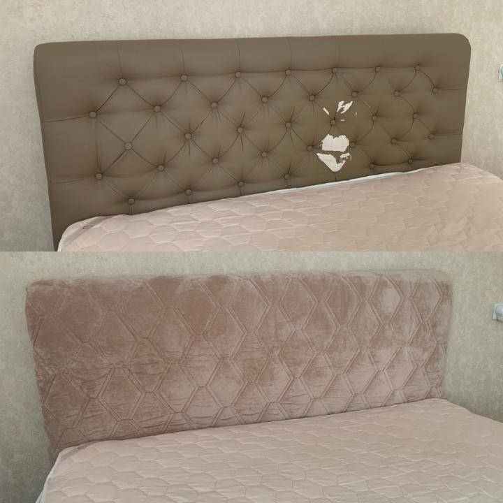 Capa de Cabeceira Casal Solteiro em Veludo