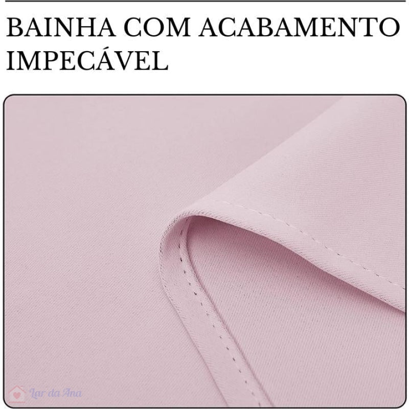 Cortina Blackout para Quarto, Sala, Berçário com Isolamento Térmico