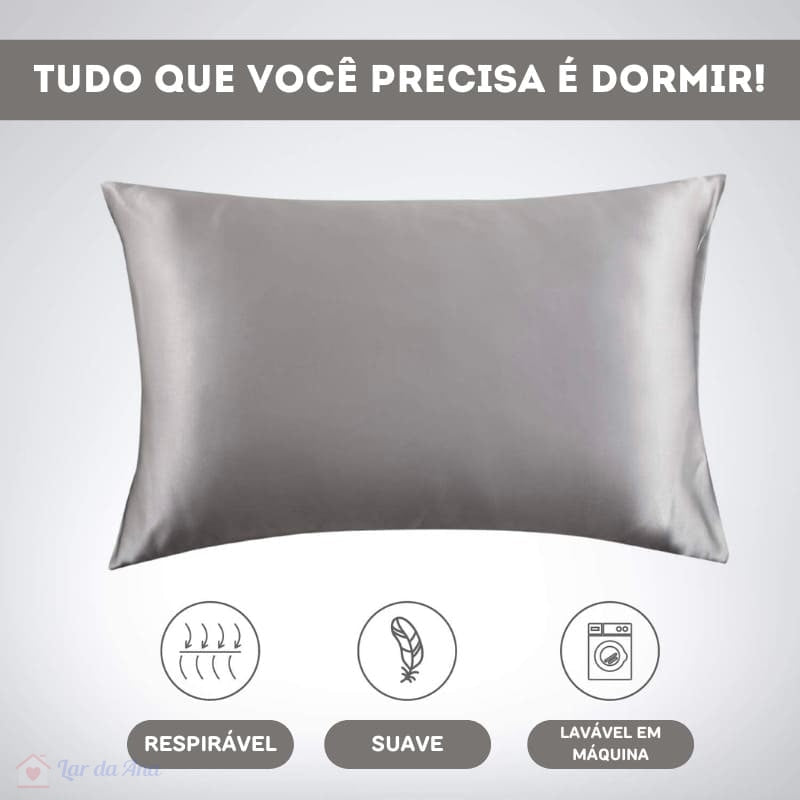 Kit Fronha de Cetim para Travesseiro - 2 Peças Prateada Lar da ana https://lardaana.com/products/kit-fronha-de-cetim-para-travesseiro-2-pecas