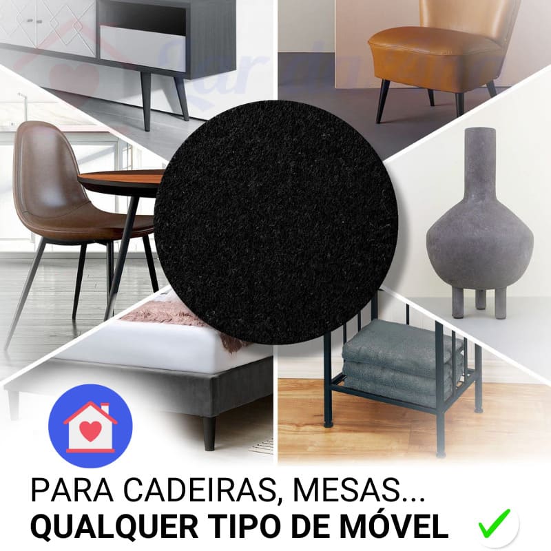 Kit Protetor de Pé de Cadeira, Mesa, Sofá, Cama, Móveis - Redondo lar da ana https://lardaana.com/products/kit-protetor-de-pe-de-cadeira-mesa-sofa-cama-moveis-redondo