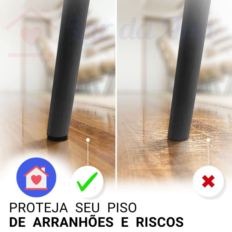 Kit Protetor de Pé de Cadeira, Mesa, Sofá, Cama, Móveis - Redondo lar da ana https://lardaana.com/products/kit-protetor-de-pe-de-cadeira-mesa-sofa-cama-moveis-redondo