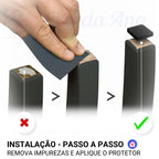 Kit Protetor de Pé de Cadeira, Mesa, Sofá, Cama, Móveis - Redondo lar da ana https://lardaana.com/products/kit-protetor-de-pe-de-cadeira-mesa-sofa-cama-moveis-redondo