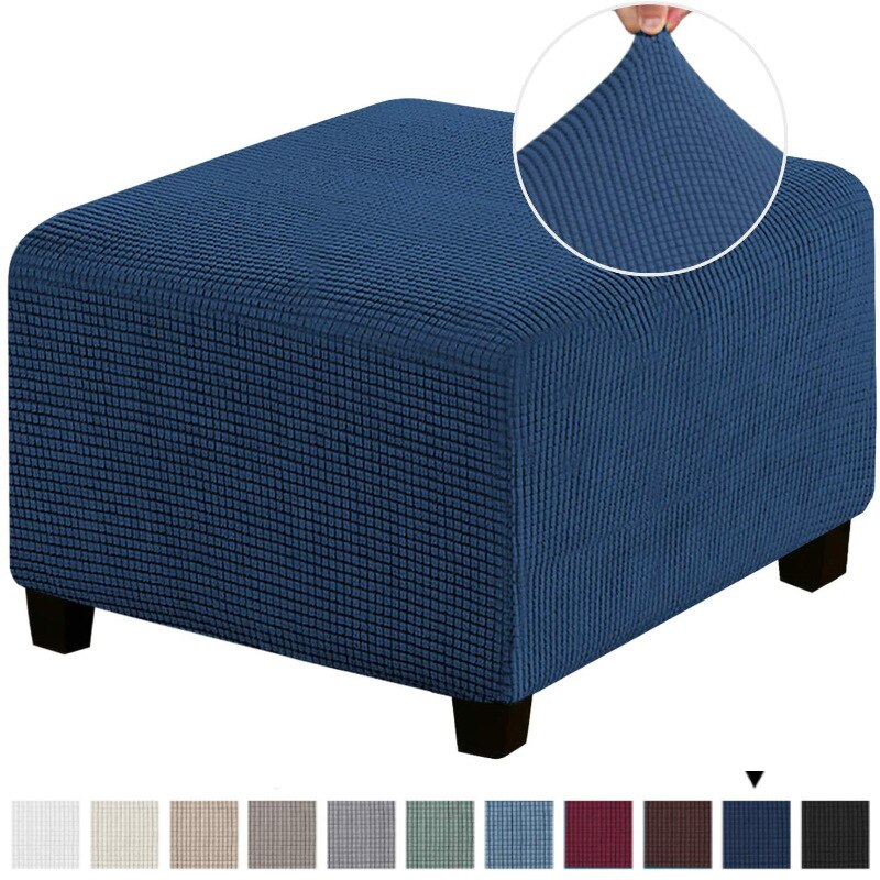 Capa para Puff Retangular - Tecido Jacquard