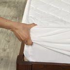 Capa de Colchão em Veludo branco lar da ana