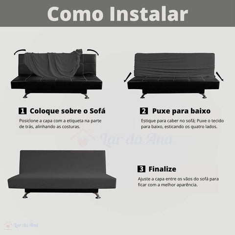 Capa de Sofá Cama Impermeável lar da ana https://lardaana.com/products/capa-de-sofa-cama-impermeavel